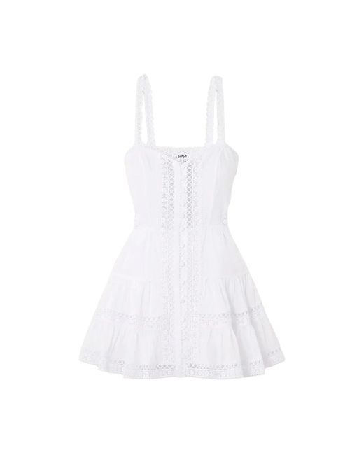 Charo Ruiz White Lenora Short Dress