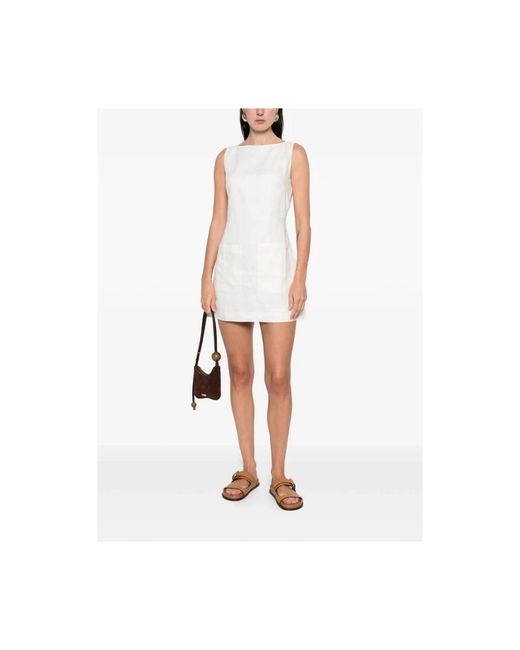 Faithfull The Brand White Short Dresses