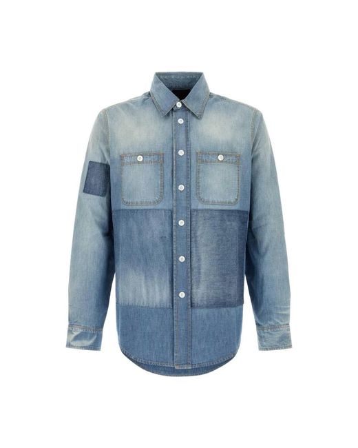 Givenchy Blue Denim Shirts for men