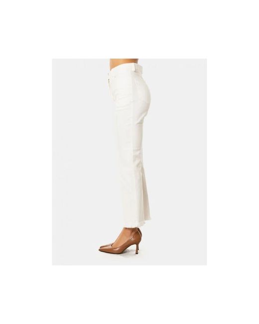 Slim-Fit Trousers Antonelli de color White