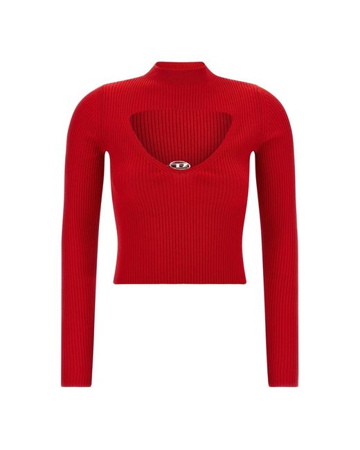 Turtlenecks DIESEL en coloris Red