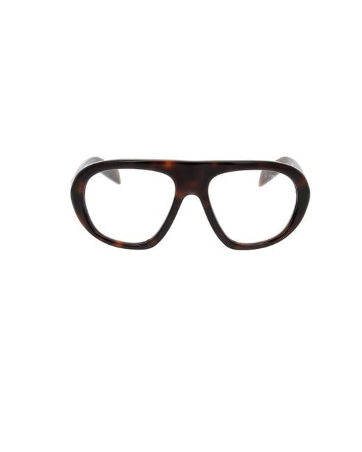 Glasses Prada de color Black