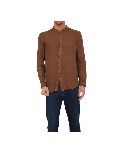 Paolo Pecora Brown Casual Shirts for men