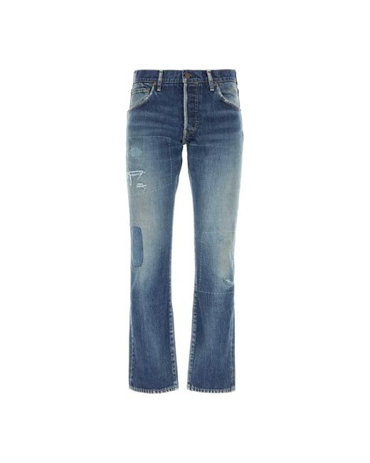 Visvim Blue Straight Fit Jeans for men