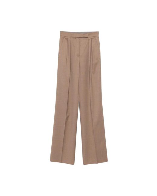 Max Mara Wide Broeken in het Brown