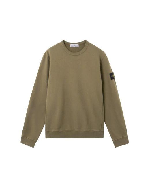Stone Island Green Sweatshirts for men