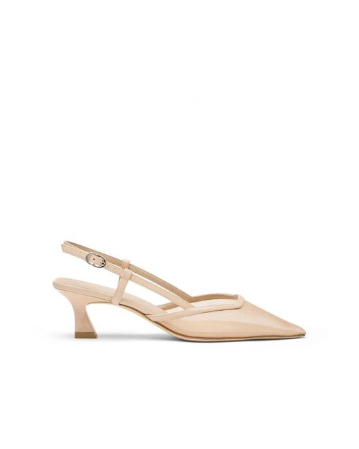 Stuart Weitzman Natural Pumps