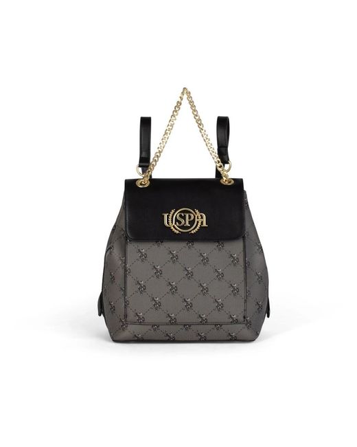 U.S. POLO ASSN. Black Backpacks