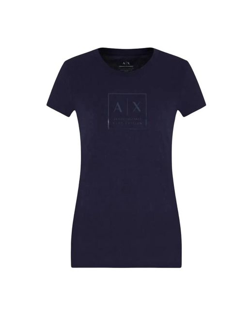 ARMANI EXCHANGE Blue T-Shirts