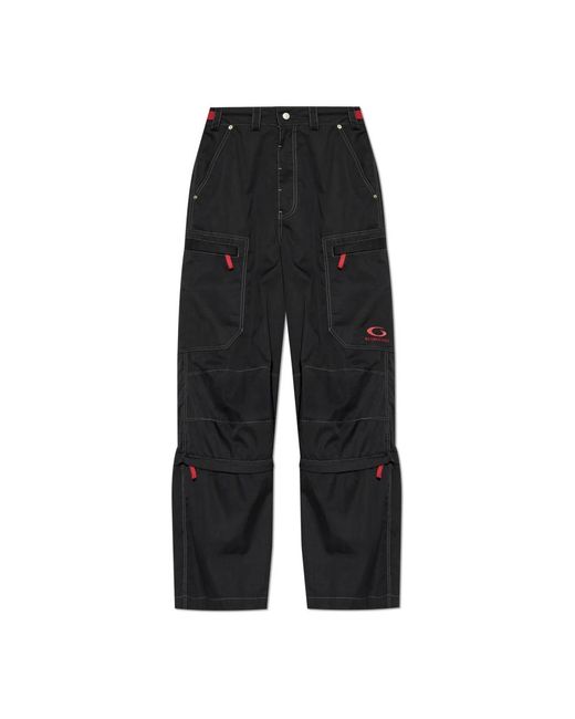 Balenciaga Black Wide Trousers for men