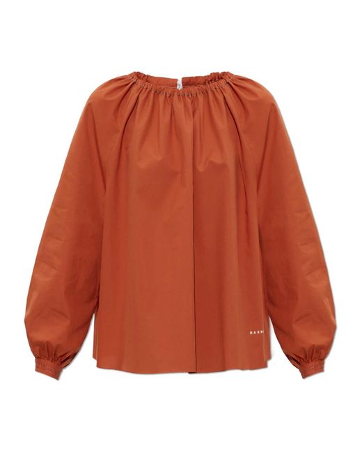Marni Orange Blouses