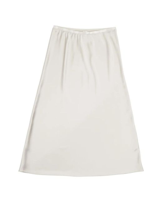 Max Mara White Midi Skirts