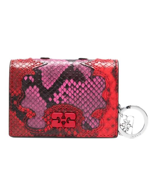 Ganni Red Wallets & Cardholders