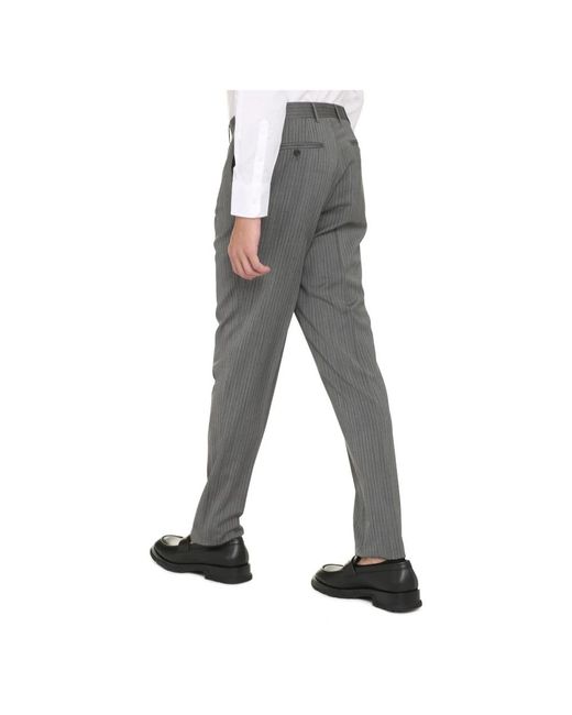 Canali Gray Suit Trousers for men