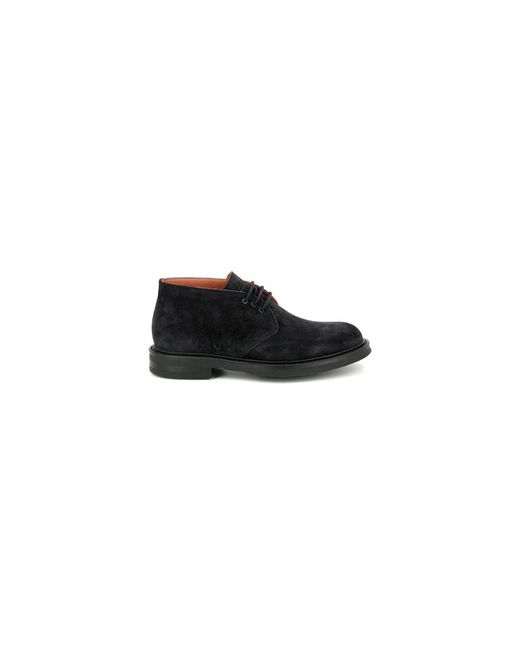Frau Black Lace-Up Boots for men