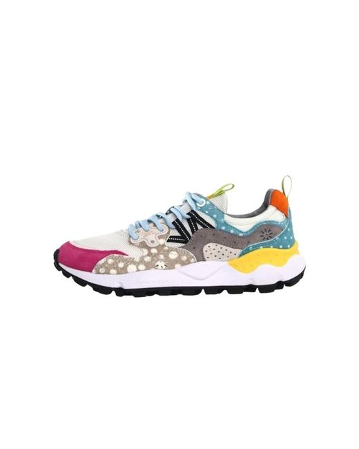 Flower Mountain White Sneakers