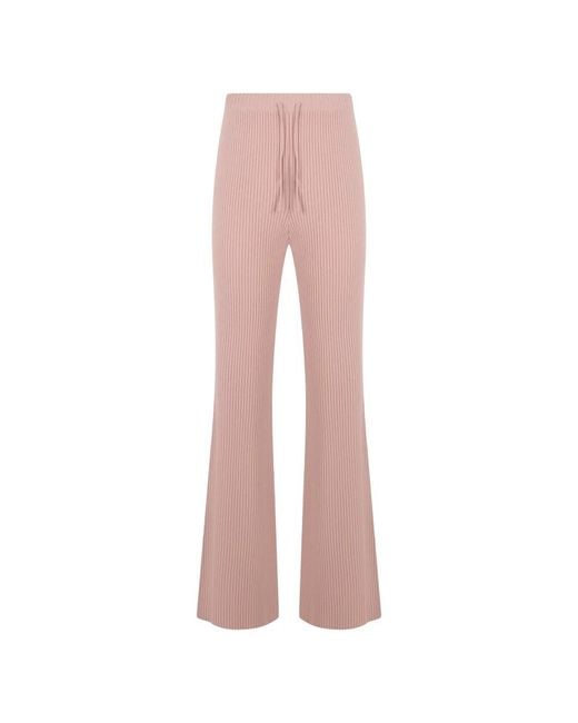 Alberta Ferretti Pink Wide Trousers