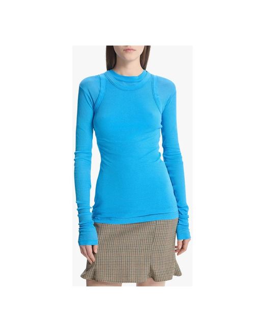 Long Sleeve Tops BITE STUDIOS en coloris Blue