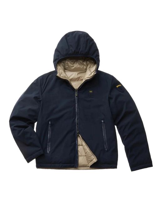 Blauer Jassen ,Blauw ,Polyester Lichtgewicht Jas in het Blue voor heren