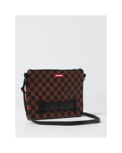 Sprayground Bunte Schultertasche in Black für Herren
