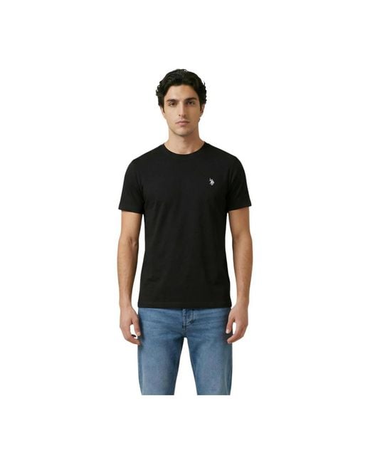 U.S. POLO ASSN. Black T-Shirts for men