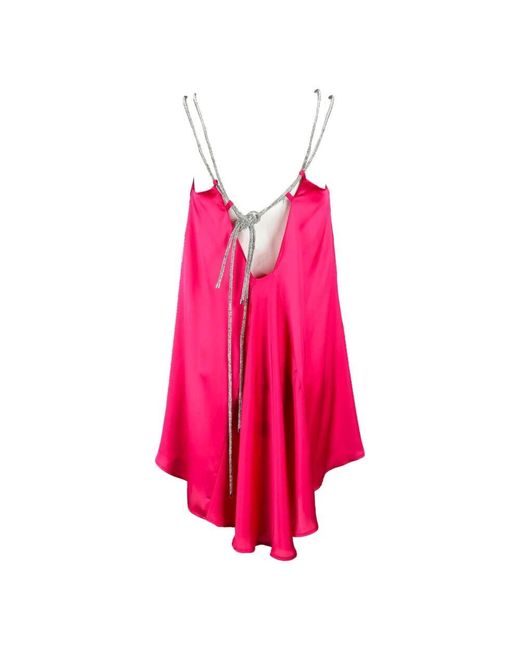 SIMONA CORSELLINI Pink Elegantes polyesterkleid