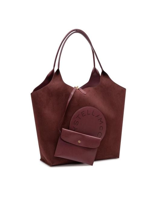 Stella McCartney Red Shopping Bags