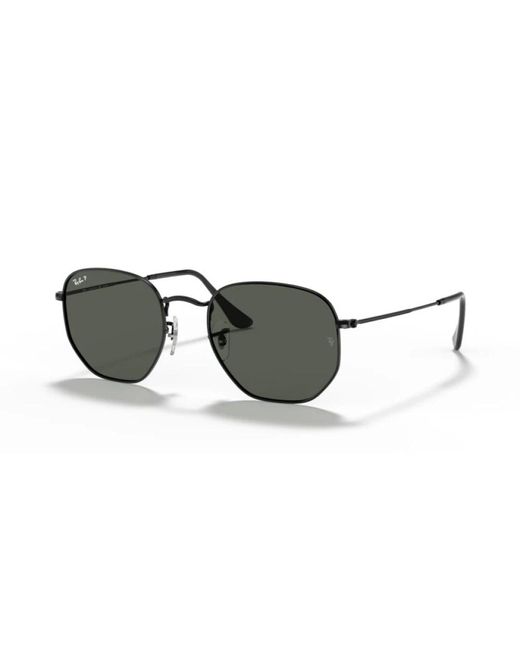 Ray-Ban Hexagonale Gepolariseerde Zonnebril Rb3548N Model in het Black
