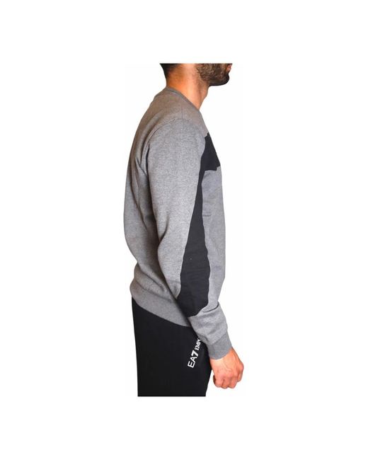 EA7 Gray Sweatshirts for men
