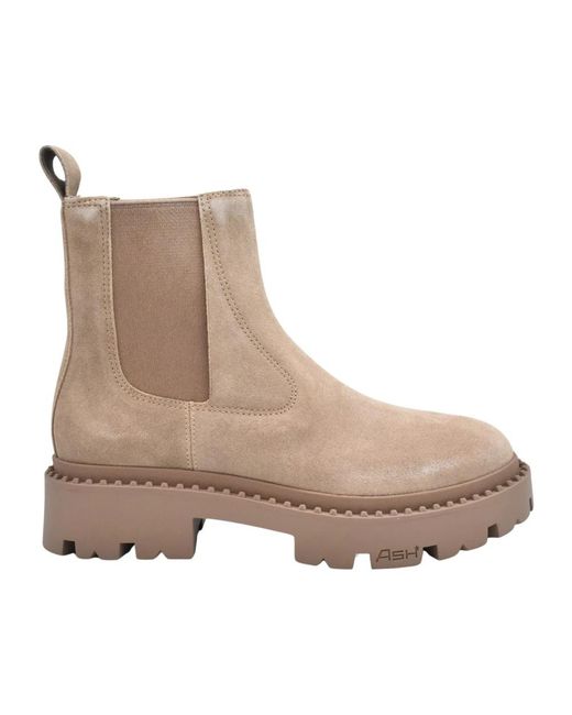 Ash Brown Chelsea Boots