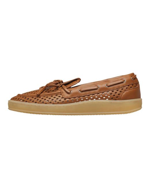 Voile Blanche Brown Boat Shoes