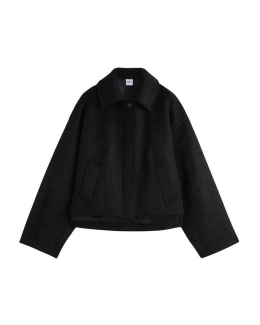 Aspesi Black Faux Fur & Shearling Jackets