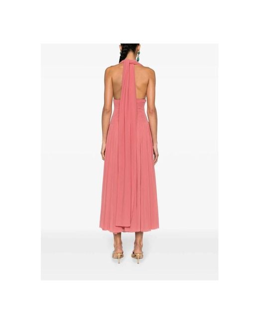 Philosophy Di Lorenzo Serafini Pink Maxi Dresses