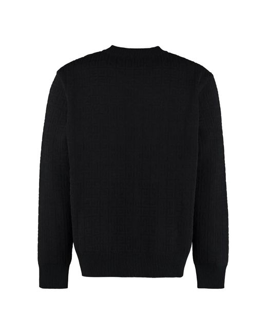 Givenchy Round-Neck Knitwear in het Black voor heren