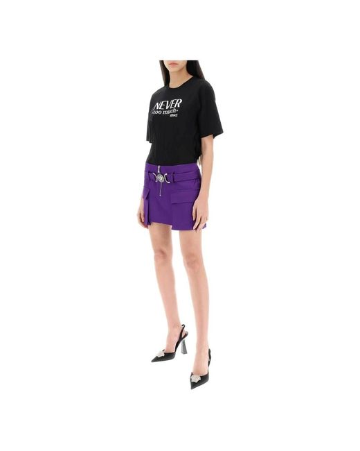 Skirts > short skirts Versace en coloris Purple