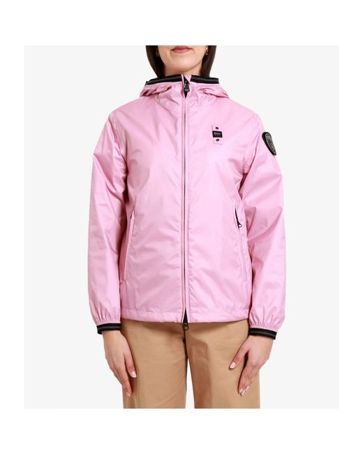 Light Jackets Blauer de color Pink