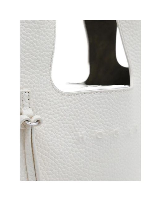 Hogan White Shopping Bags