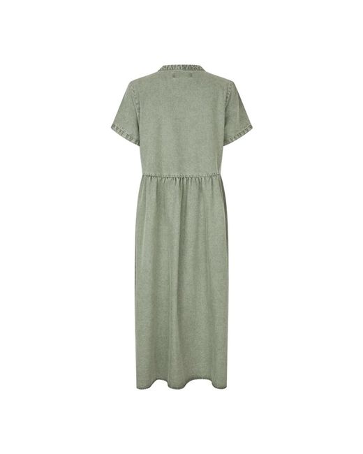 Lolly's Laundry Green Shirt Dresses