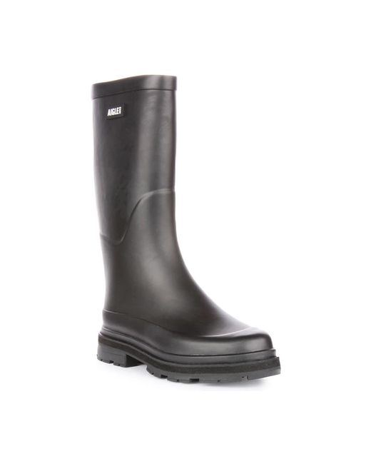 Aigle Gray Wellies