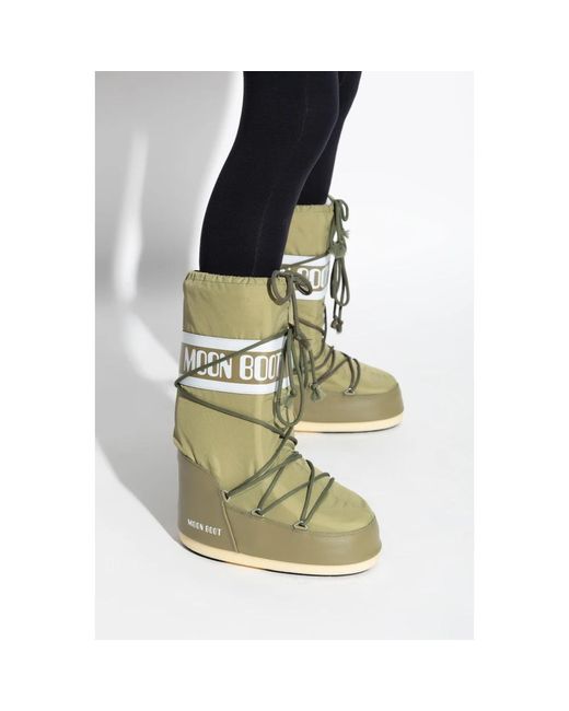 Moon Boot Green Winter Boots