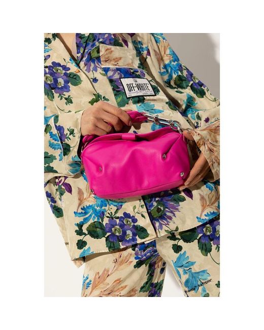 Off-White c/o Virgil Abloh Pink San Diego Kleine Schultertasche