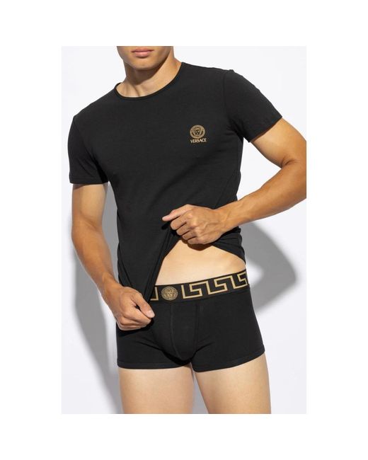 Versace T-shirts And Polos Black for men