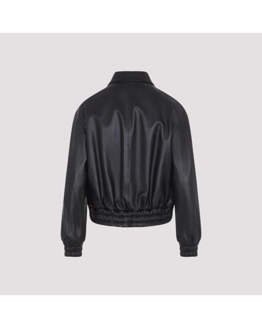 Céline Black Leather Jackets