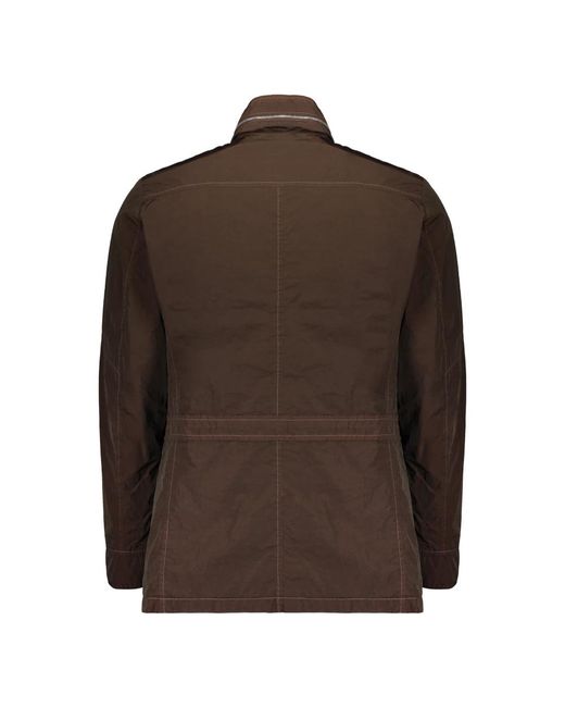 Moorer Brown Light Jackets for men