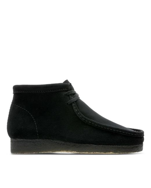 Clarks Black Originals Wallabee Boot W Shoes