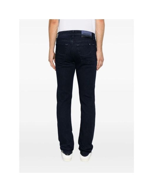 Jacob Cohen Blue Straight Fit Jeans for men