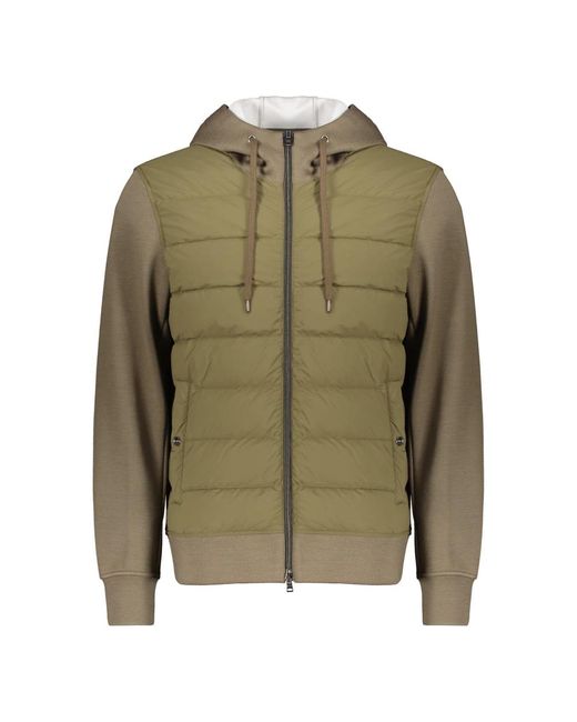 Herno Green Down Jackets for men
