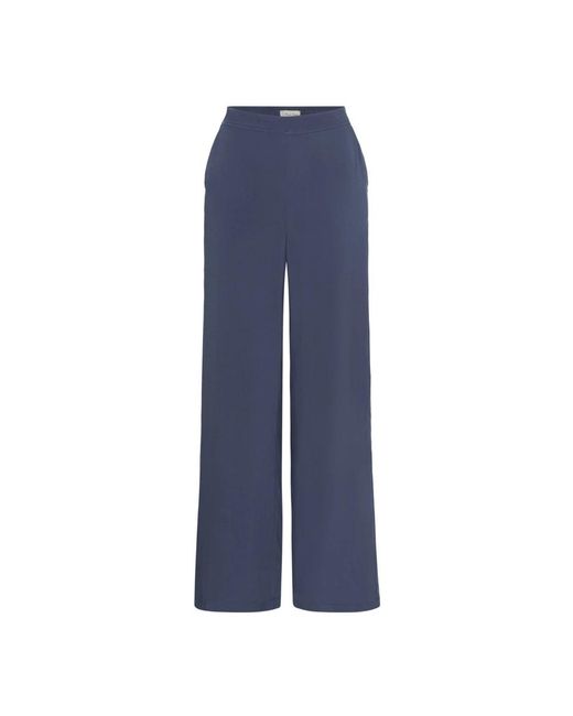 Part Two Blue Wide Trousers