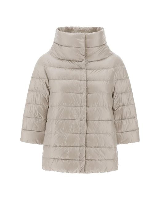 Chaqueta plumón boudin acolchado Herno de color Gray
