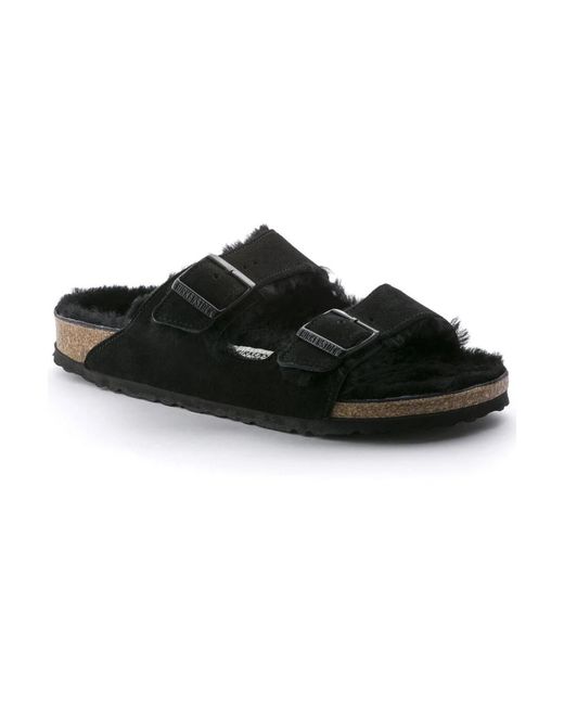 Birkenstock Black Sliders